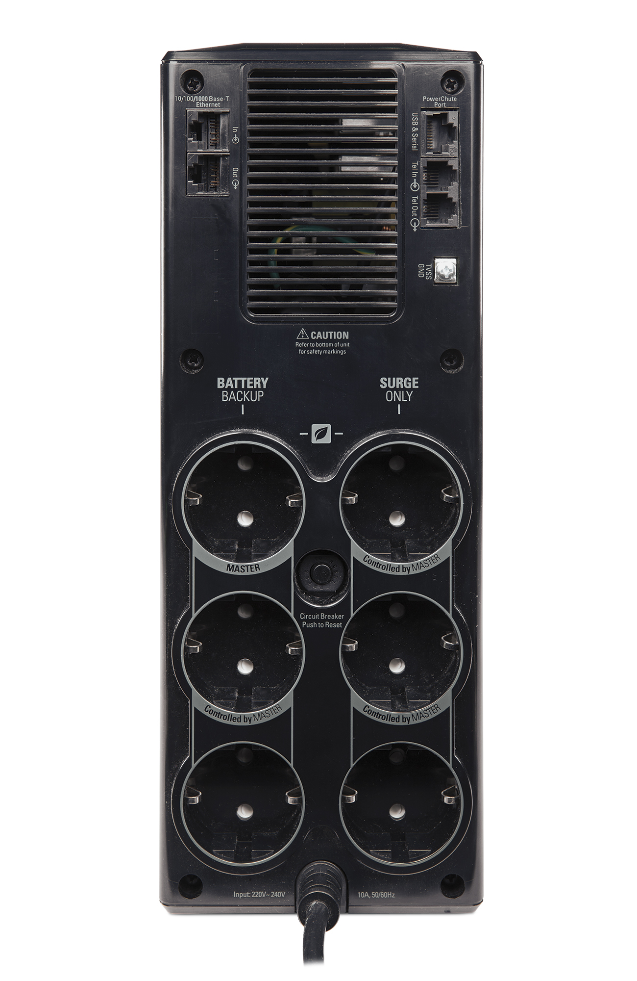 APC BackUPS Pro 1200 UPS AC 230V 720Watt 1200VA USB output connectors 6