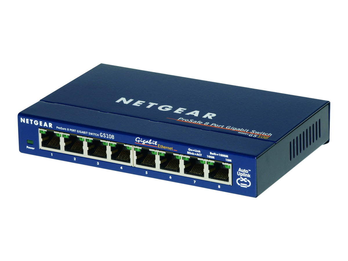 NETGEAR GS108GE GIGABIT SWITCH