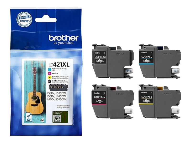 Brother Tinten-Blisterset LC-421XLVAL