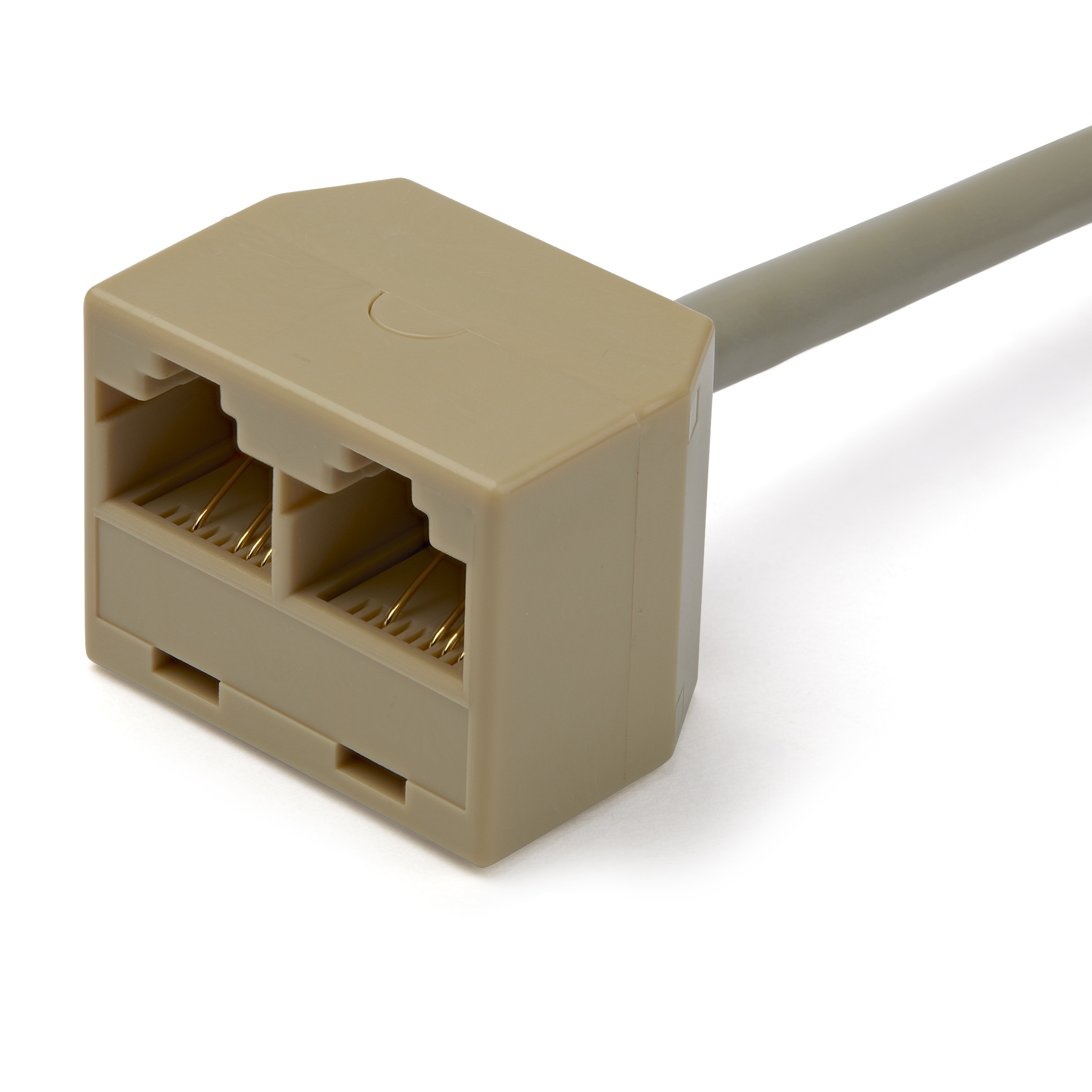 STARTECHCOM 2to1 RJ45 10100mbps SplitterCombiner One adapter required at each end of the connection RJ45SPLITTER