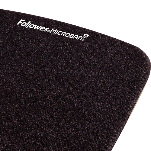 Fellowes Mousepad mit Handgelenkauflage PlushTouch schwarz
