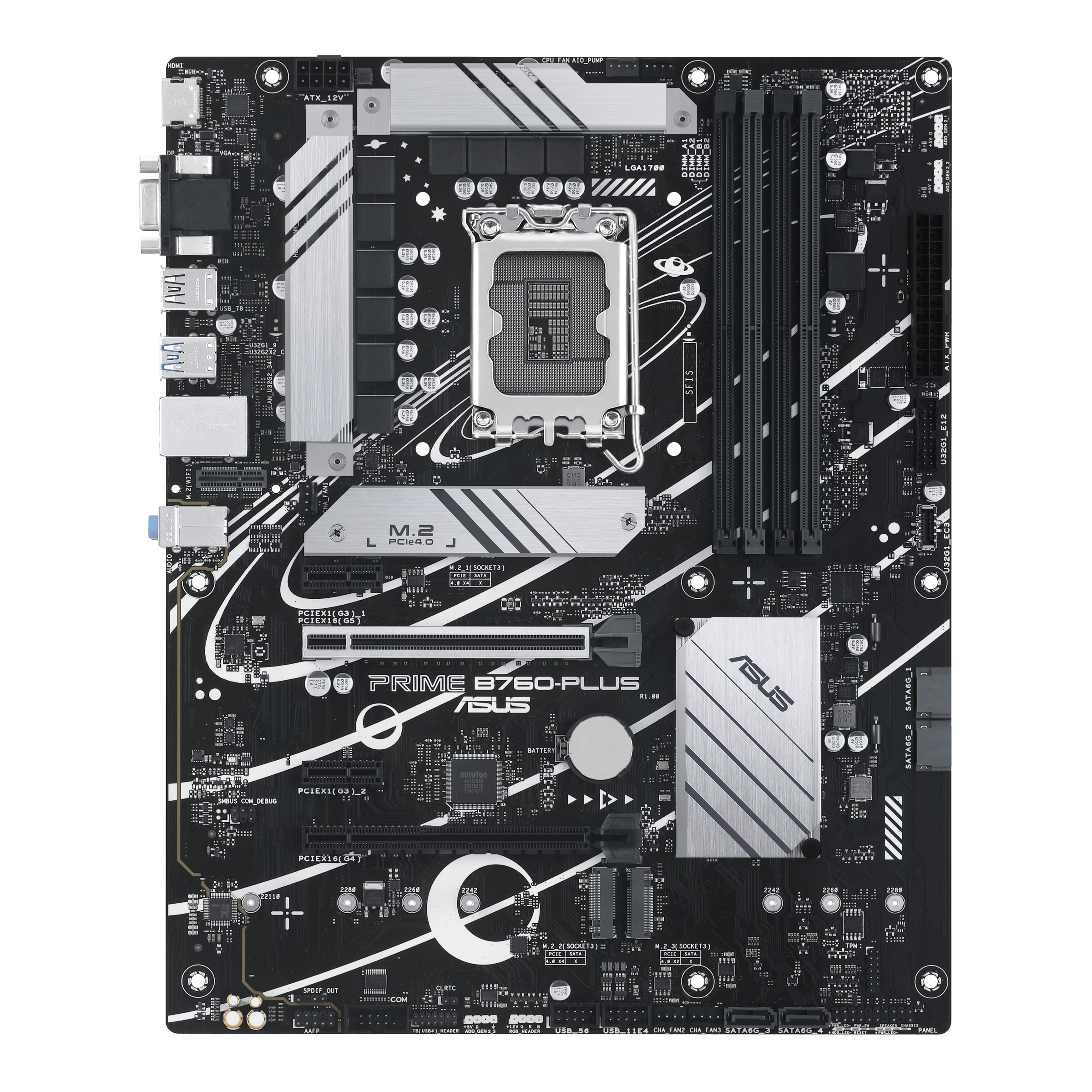 ASUS PRIME B760PLUS LGA 1700 4xDDR5 ATX 4xSATA MB 1xHDMI 1xDP 1xDSub 3xM2
