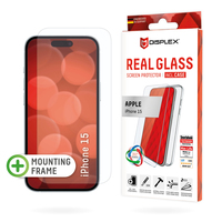 DISPLEX Real Glass + Case iPhone 15