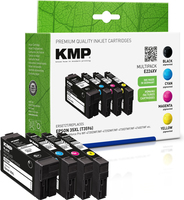KMP E226XV schwarz, cyan, magenta, gelb Druckerpatronen kompatibel zu EPSON 35XL / T3596XL, 4er-Set KMP E226XV schwarz, cyan, magenta, gelb Druckerpatronen kompatibel zu EPSON 35XL / T3596XL, 4er-Set