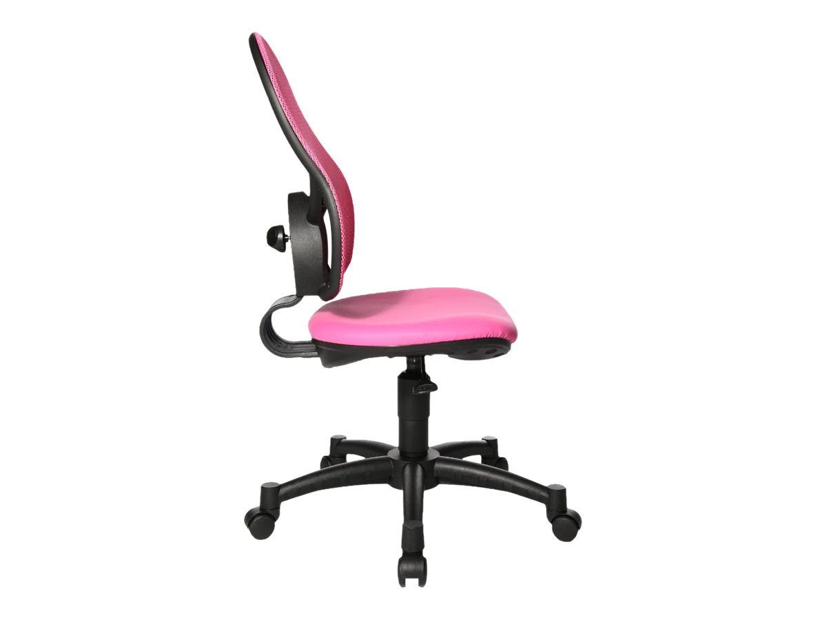 Topstar Kinderdrehstuhl Open Art® Junior, 71430S04 Stoff rosa, Gestell schwarz