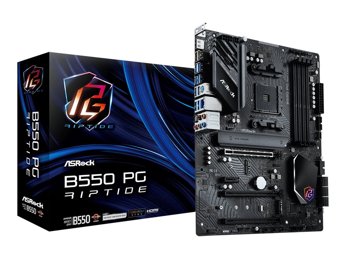 ASRock B550 PG Riptide, AMD B550 Mainboard - Sockel AM4