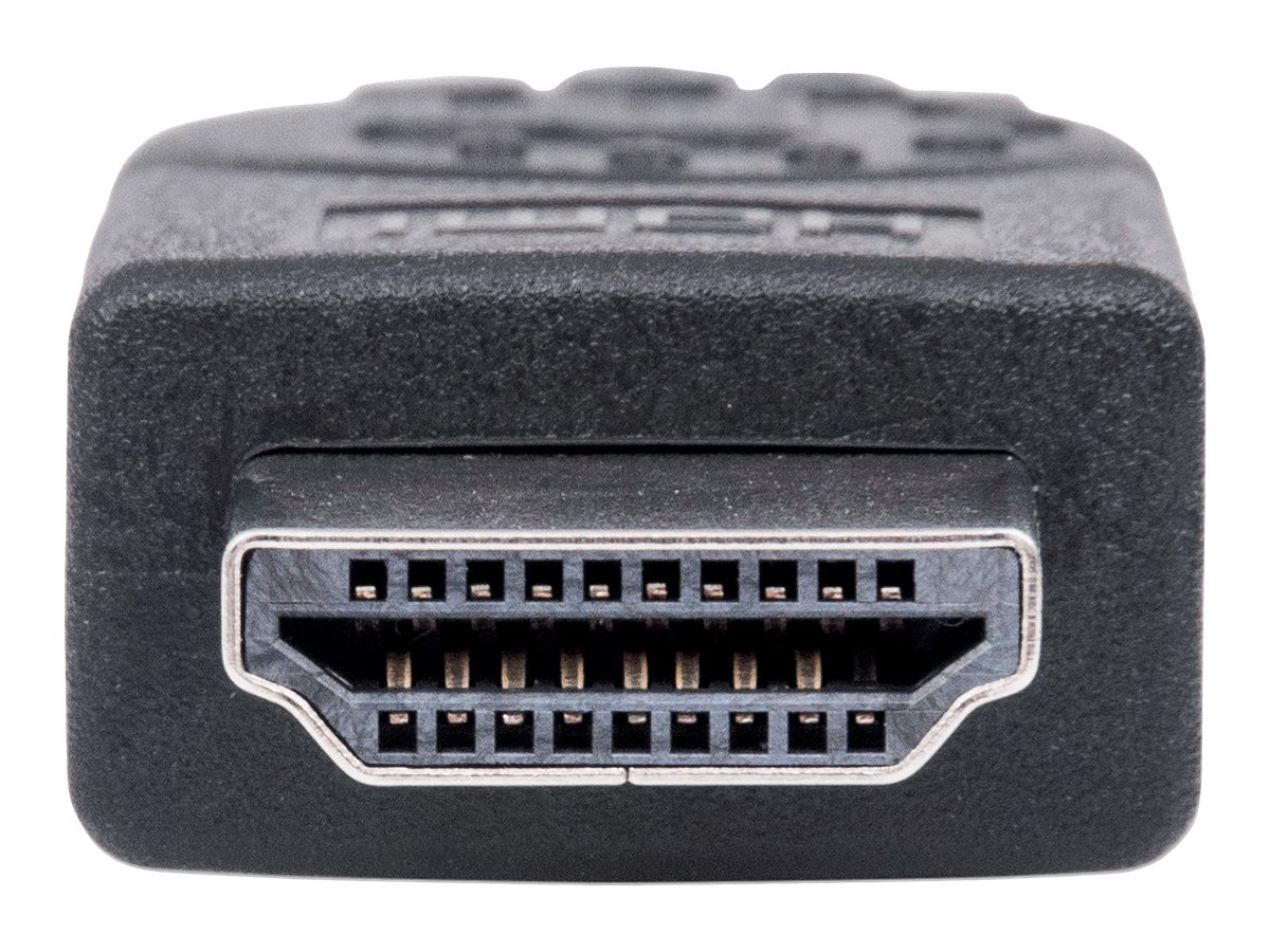 MANHATTAN High Speed HDMI-Kabel mit Ethernet-Kanal HEC ARC 3D 4K30Hz HDMI-Stecker auf HDMI-Stecker geschirmt schwarz 5m