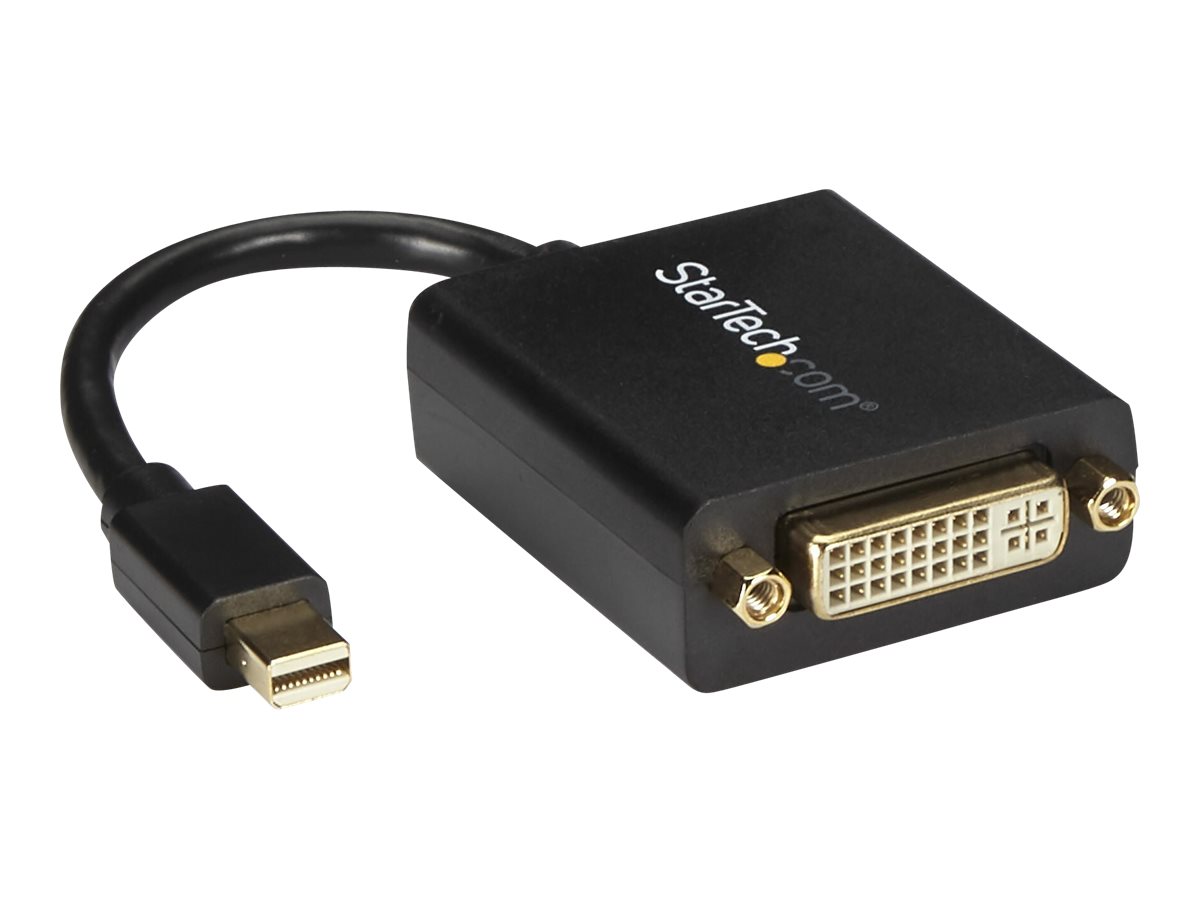 StarTech.com Aktiver Mini DisplayPort auf DVI Adapter - mDP zu DVI-I Konverter (Stecker/Buchse) - 1920x1200 - Weiß - DVI-Adapter - 10.2 cm