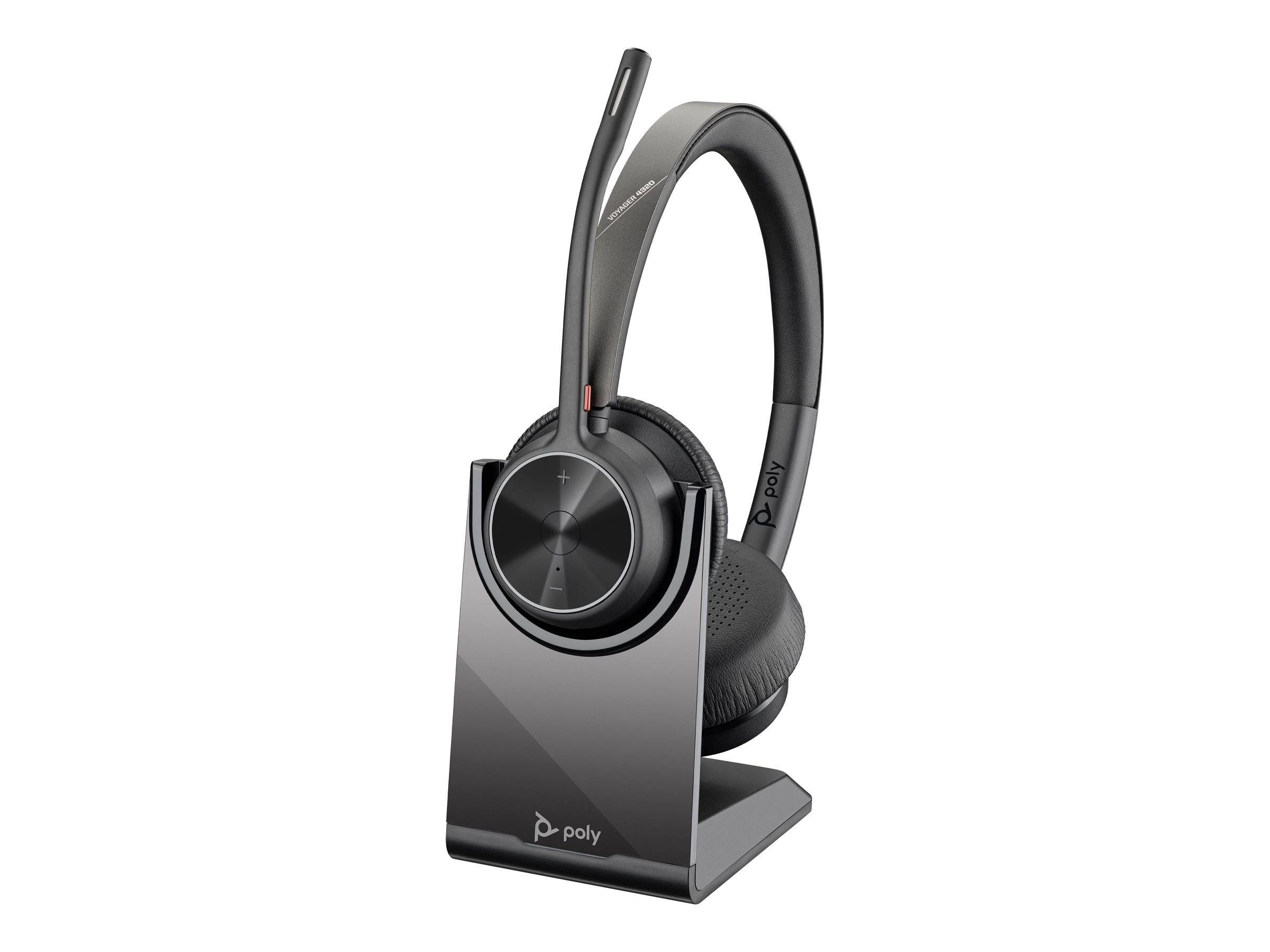 HP Poly Voyager 4320 USB-C Headset +BT700 dongle +Charging Stand