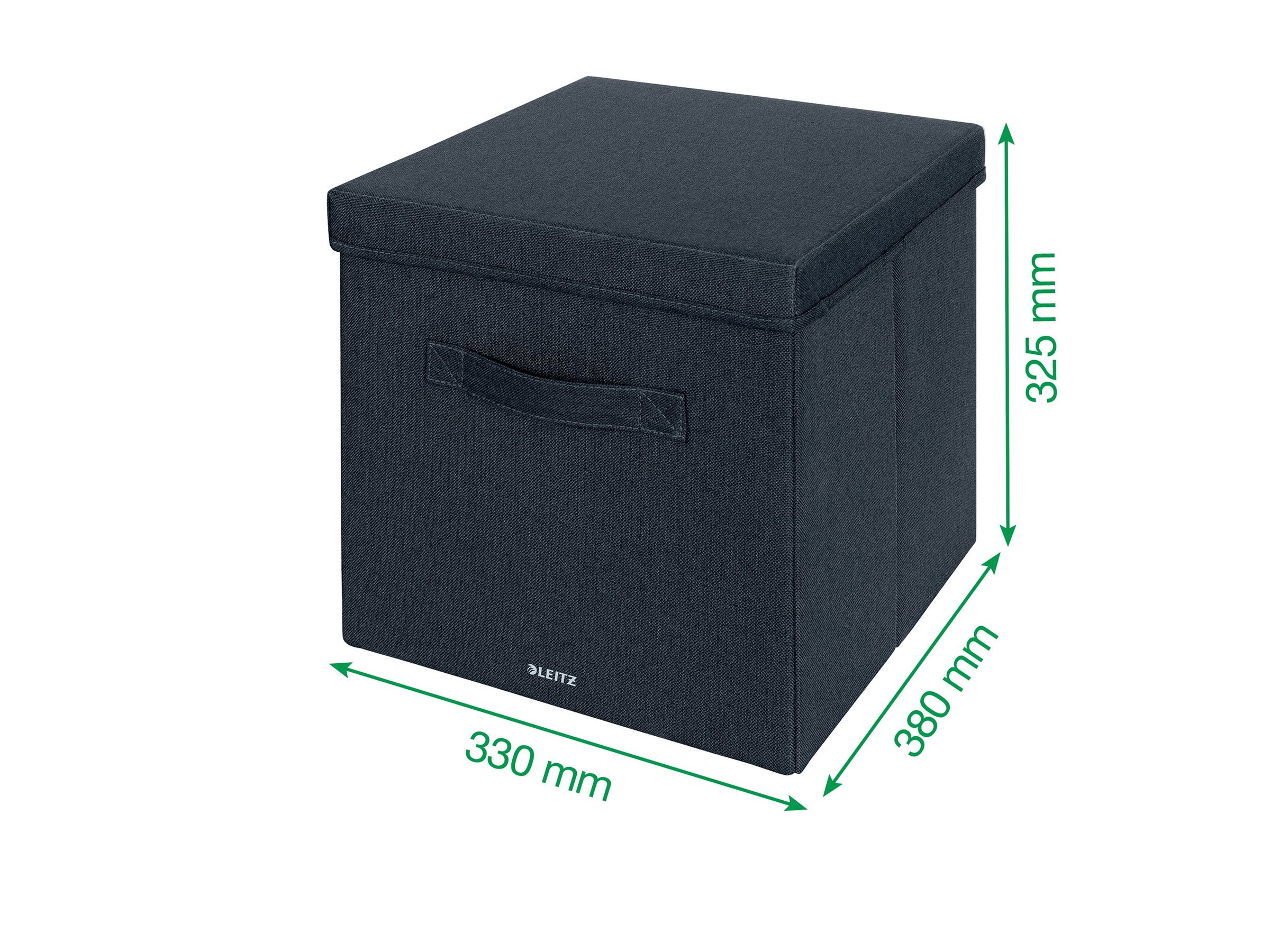 2 LEITZ Aufbewahrungsboxen grau 33,0 x 38,0 x 32,5 cm 2 LEITZ Aufbewahrungsboxen grau 33,0 x 38,0 x 32,5 cm