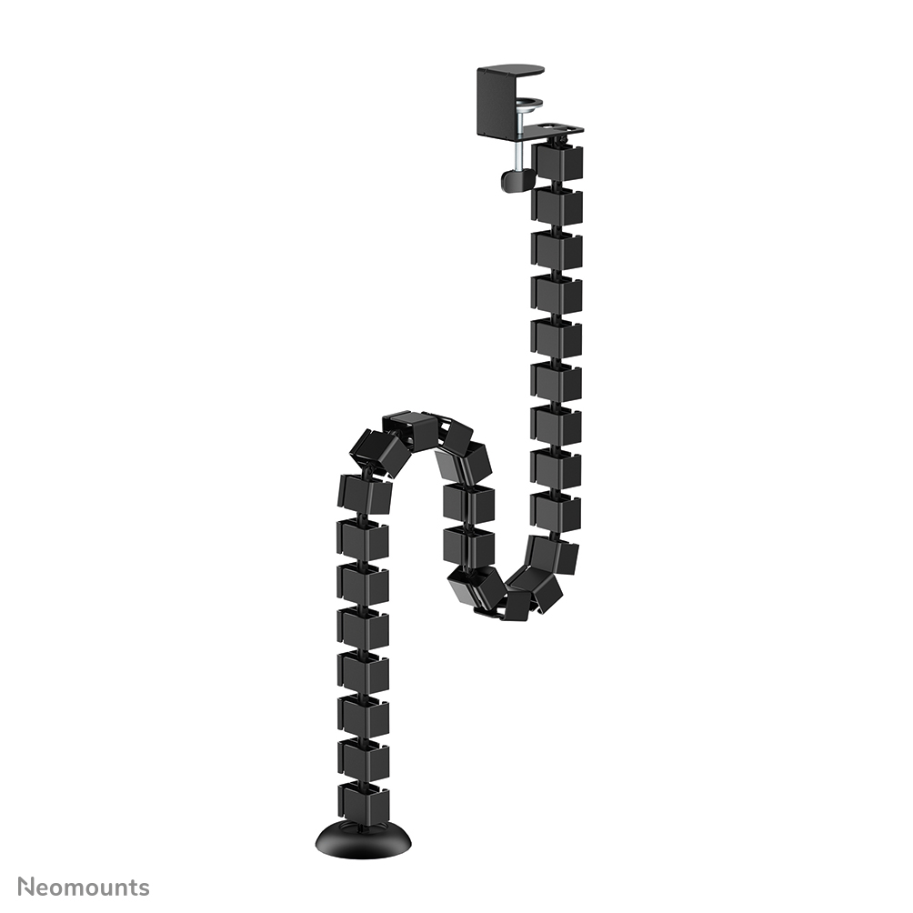 NEOMOUNTS Cable Spine Organizer for sitstand desk frames clamp mounted black