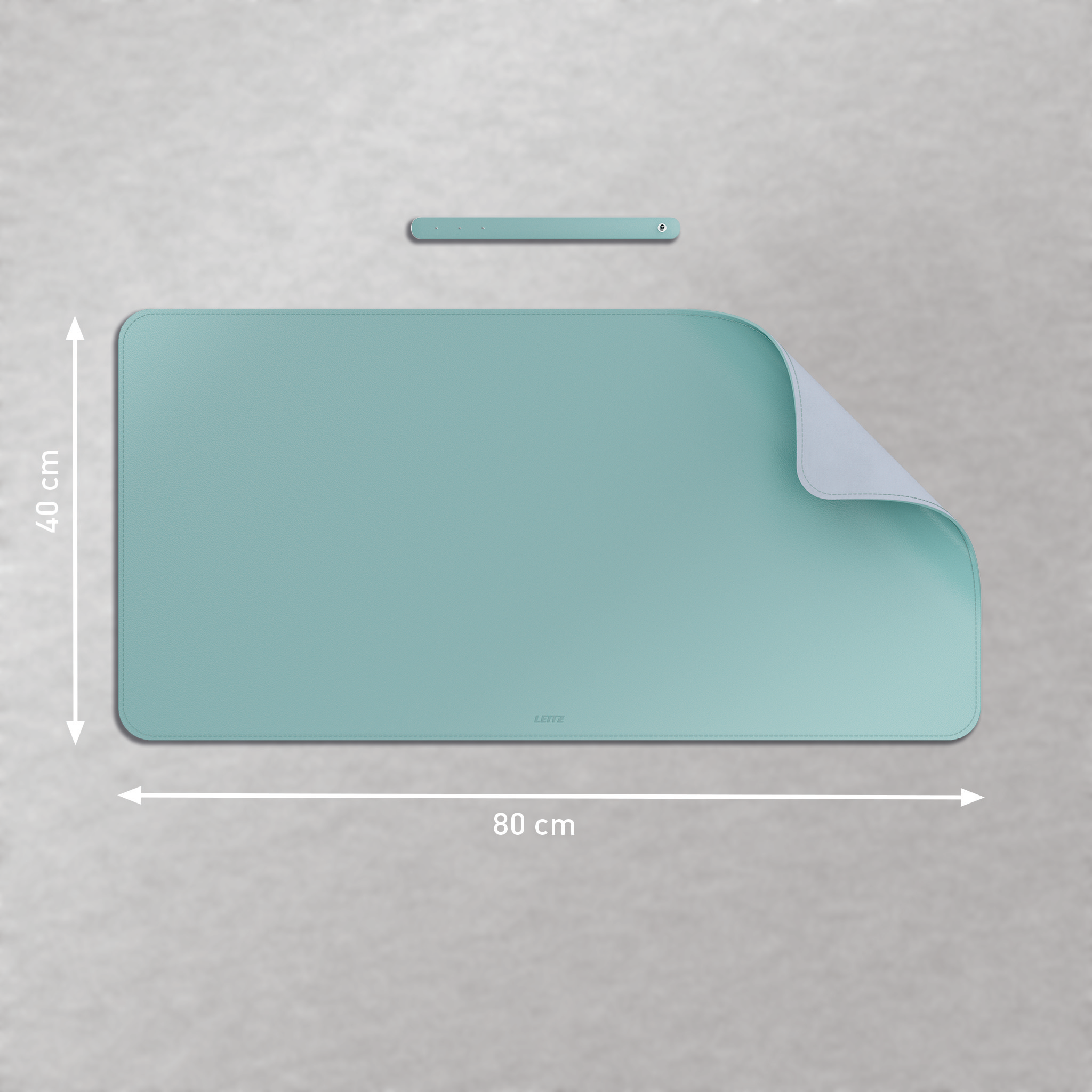 Esselte Leitz Schreibunterlage Gross 40 x 80 cm Eisblau
