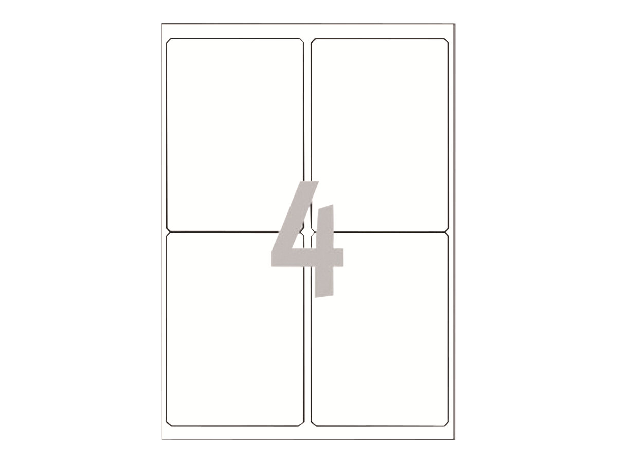 120 AVERY Zweckform Etiketten L4733REV-25 weiss 99,1 x 139,0 mm 120 AVERY Zweckform Etiketten L4733REV-25 weiss 99,1 x 139,0 mm