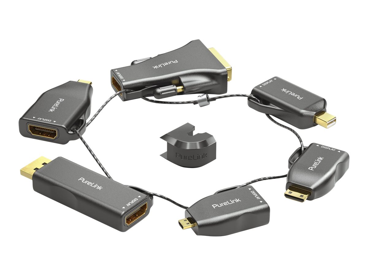 PureLink Adapter Ring Gross - 6x HDMI - miniDP/DP/USB-C/Mini HDMI/Micro HDMI/DVI