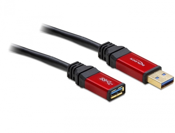 Delock Verlaengerungskabel USB 3.0 Typ-A Stecker > USB 3.0 Typ-A Buchse 2 m