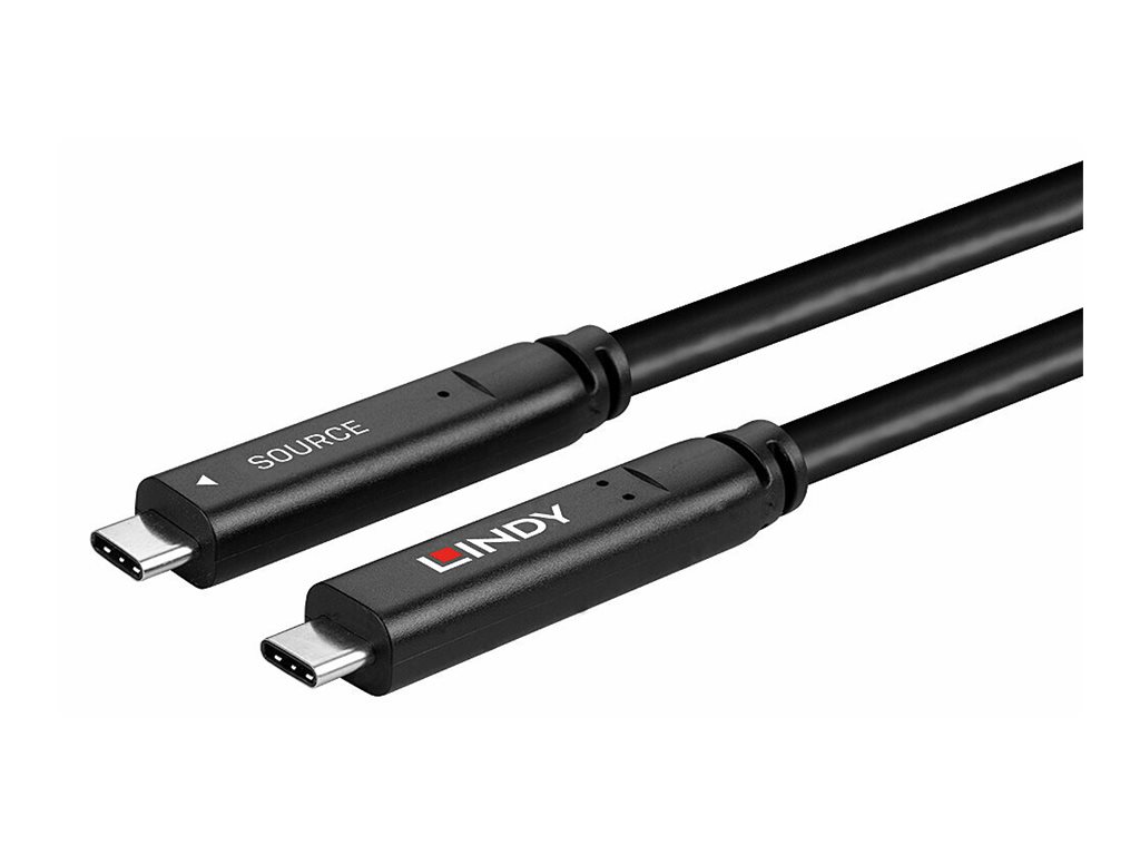 LINDY 10m USB 3.2 Gen 2 & DP 1.4 Typ C Hybridkabel