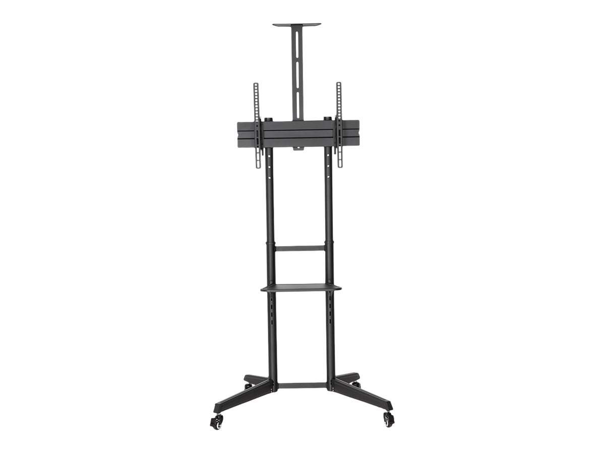 NEOMOUNTS Mobile Floor Stand incl. AV- and cam shelf height adjustable 128,5-145cm