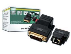 DIGITUS DVI Extender ueber Cat5 50m 1920x1200 DIGITUS DVI Extender ueber Cat5 50m 1920x1200