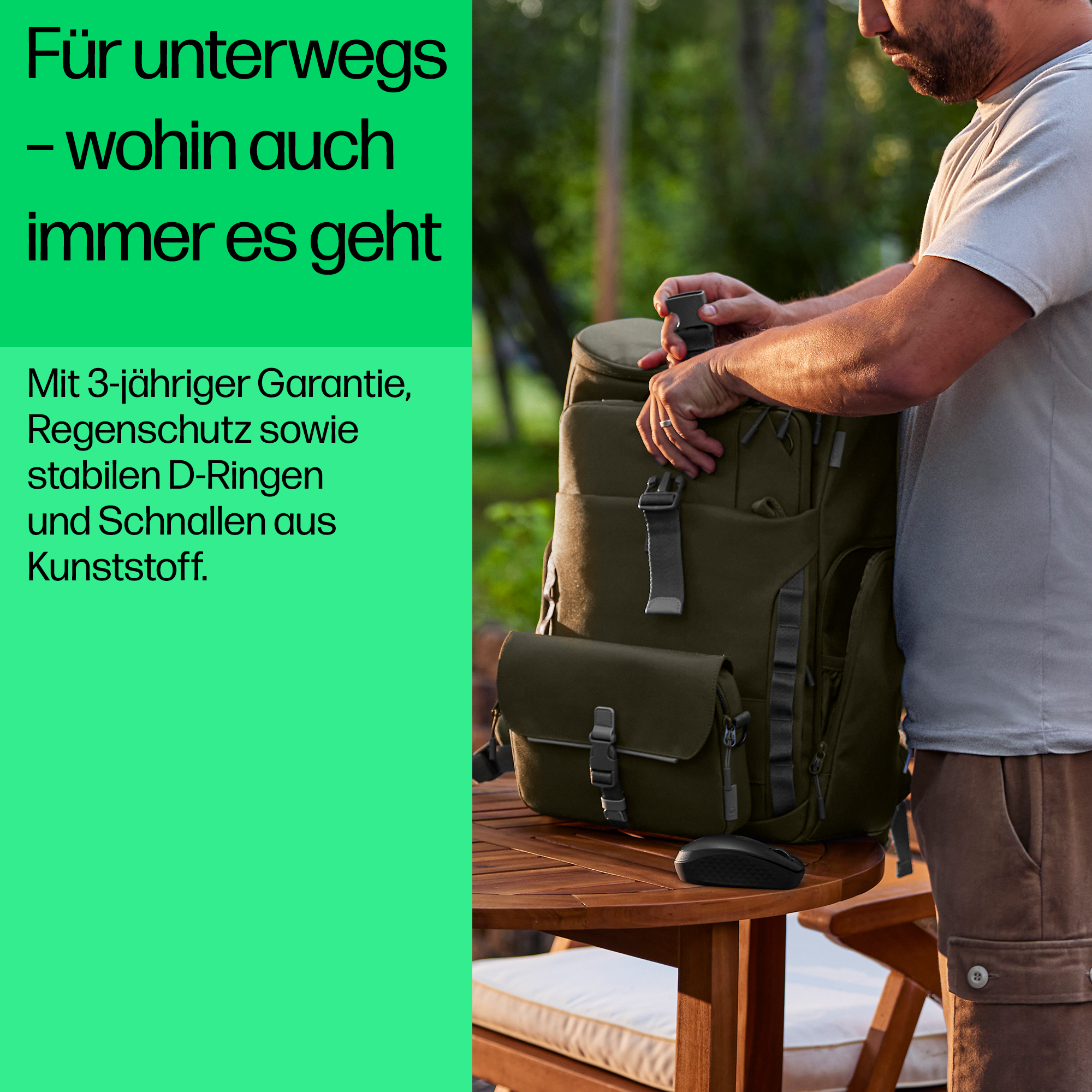 HP 39,62cm 15,6Zoll Modular Laptop Backpack P