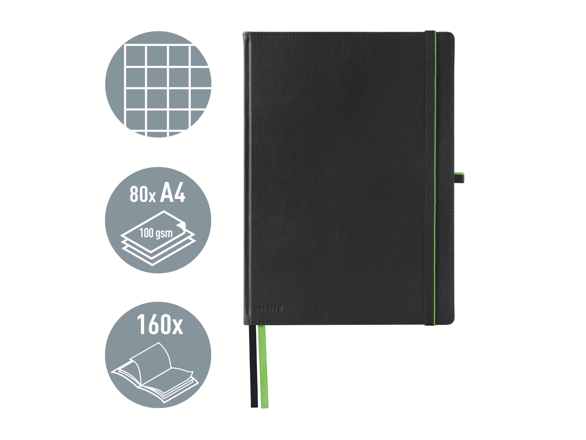 Esselte Leitz Complete DIN A4 kariert schwarz