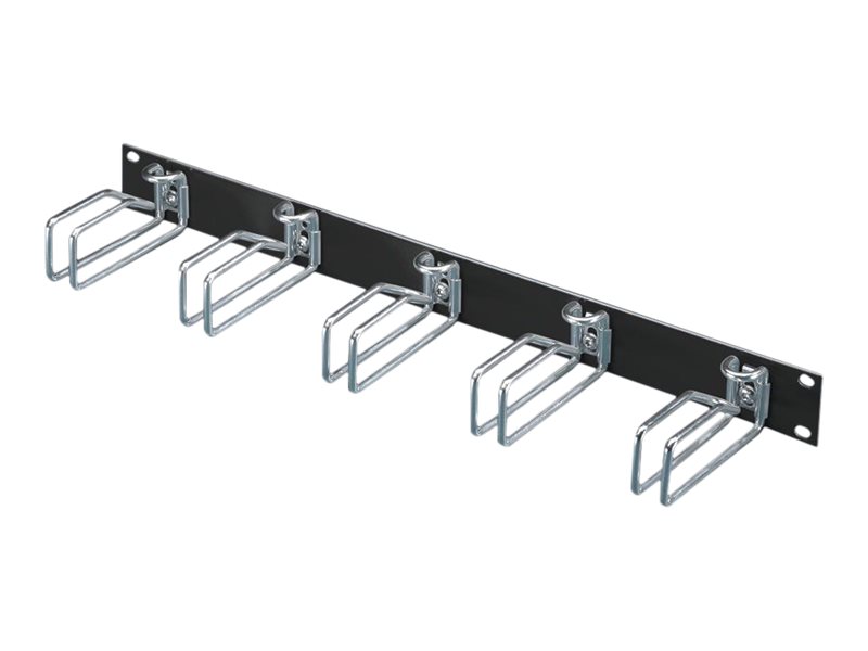 Rittal Rangierpanel 1HE RAL9005 mit 5 Bügeln Stahl 105x43mm