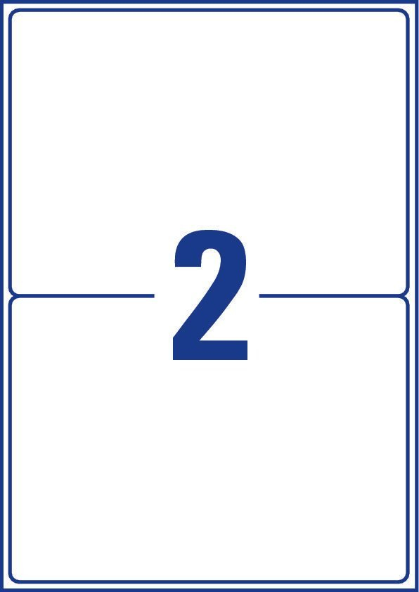 AVERY Zweckform Versandetiketten L7168100 weiß 199,6 x 143,5 mm, 100 Blatt