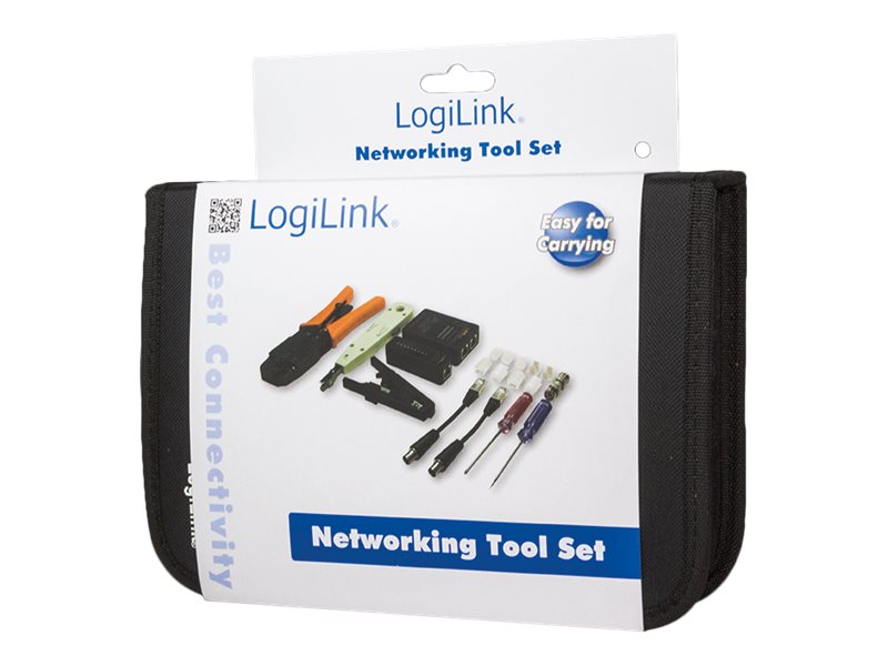 LogiLink NetzwerkWerkzeugset 6tlg m Tasche
