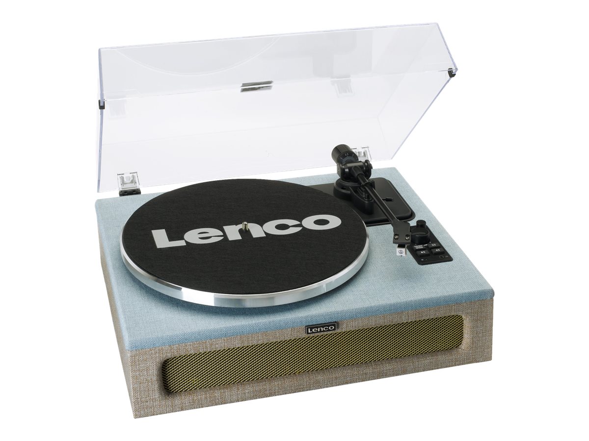 LENCO LS440BUBG Plattenspieler mit 4 Lautsprechern