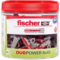 fischer DuoPower 8x40 Dose 2K 535982 Universalduebel Ø 8 mm x 40 mm, 80 St