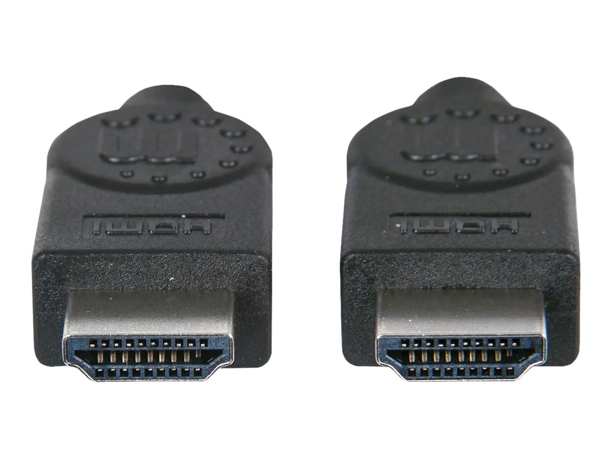 MANHATTAN High Speed HDMI-Kabel ARC 3D 4K30Hz HDMI-Stecker auf HDMI-Stecker geschirmt schwarz 15m