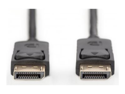 ASSMANN Anschlusskabel Displayport 1m AWG28 2xgeschirmt schwarz bulk Stecker/Stecker