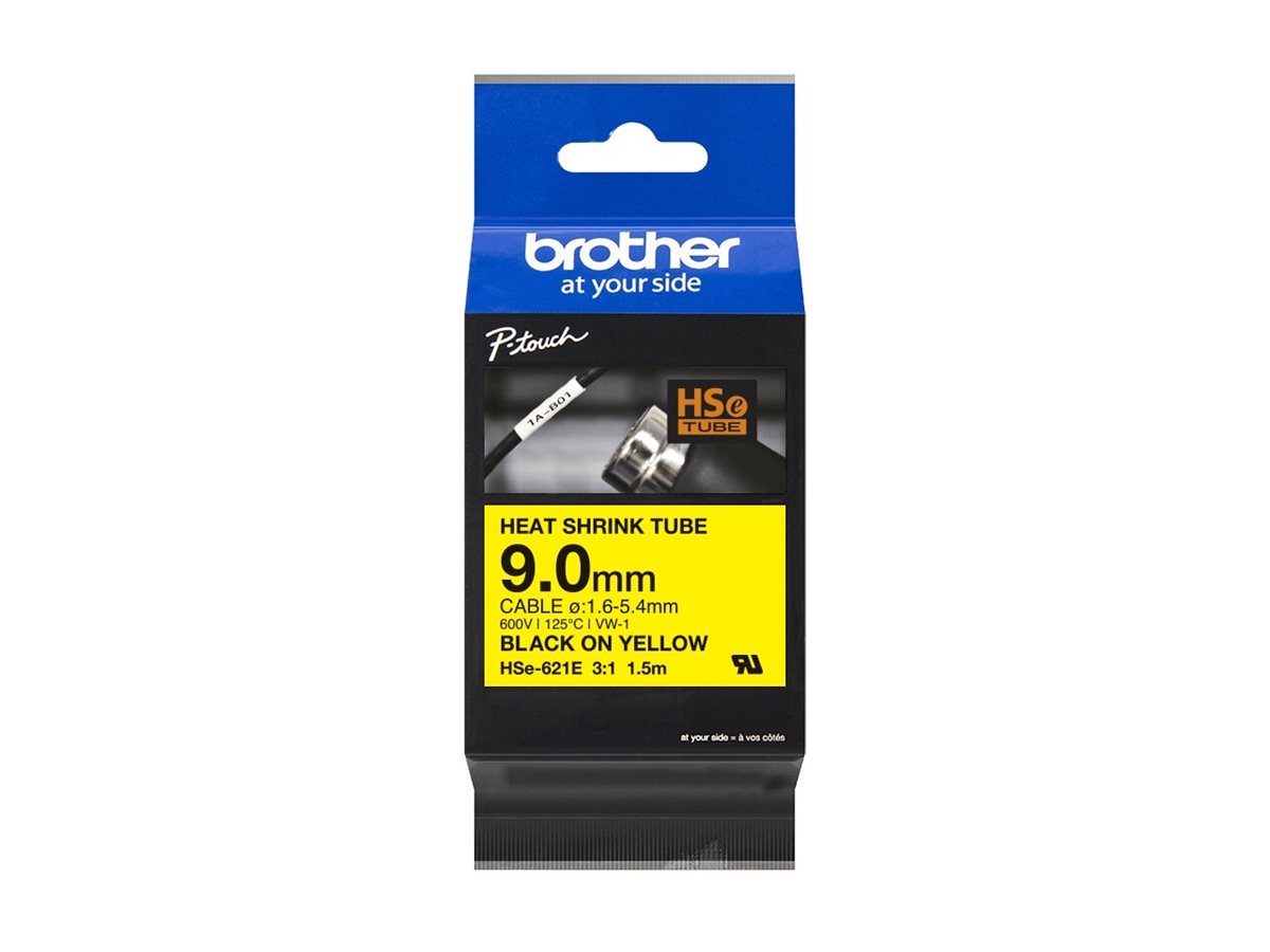 HSE621E BROTHER Schrumpfschlauch 9mm HSE621E BROTHER Schrumpfschlauch 9mm