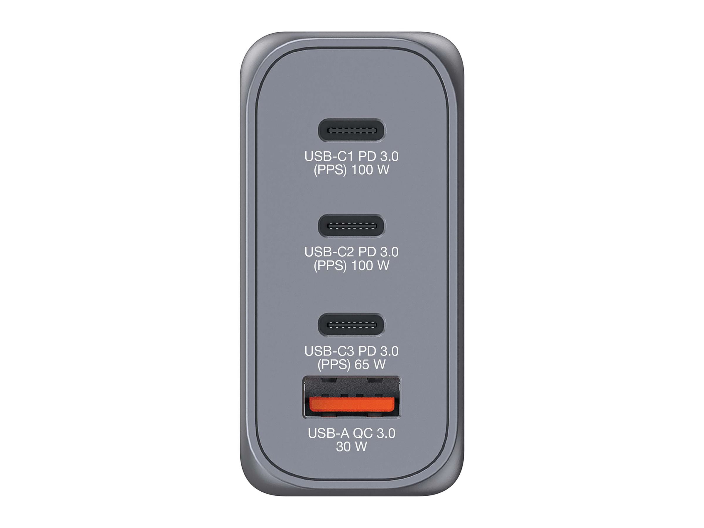 Verbatim USB-C Ladegeraet 100W 4 Port 3x USB-C/1x USB-A
