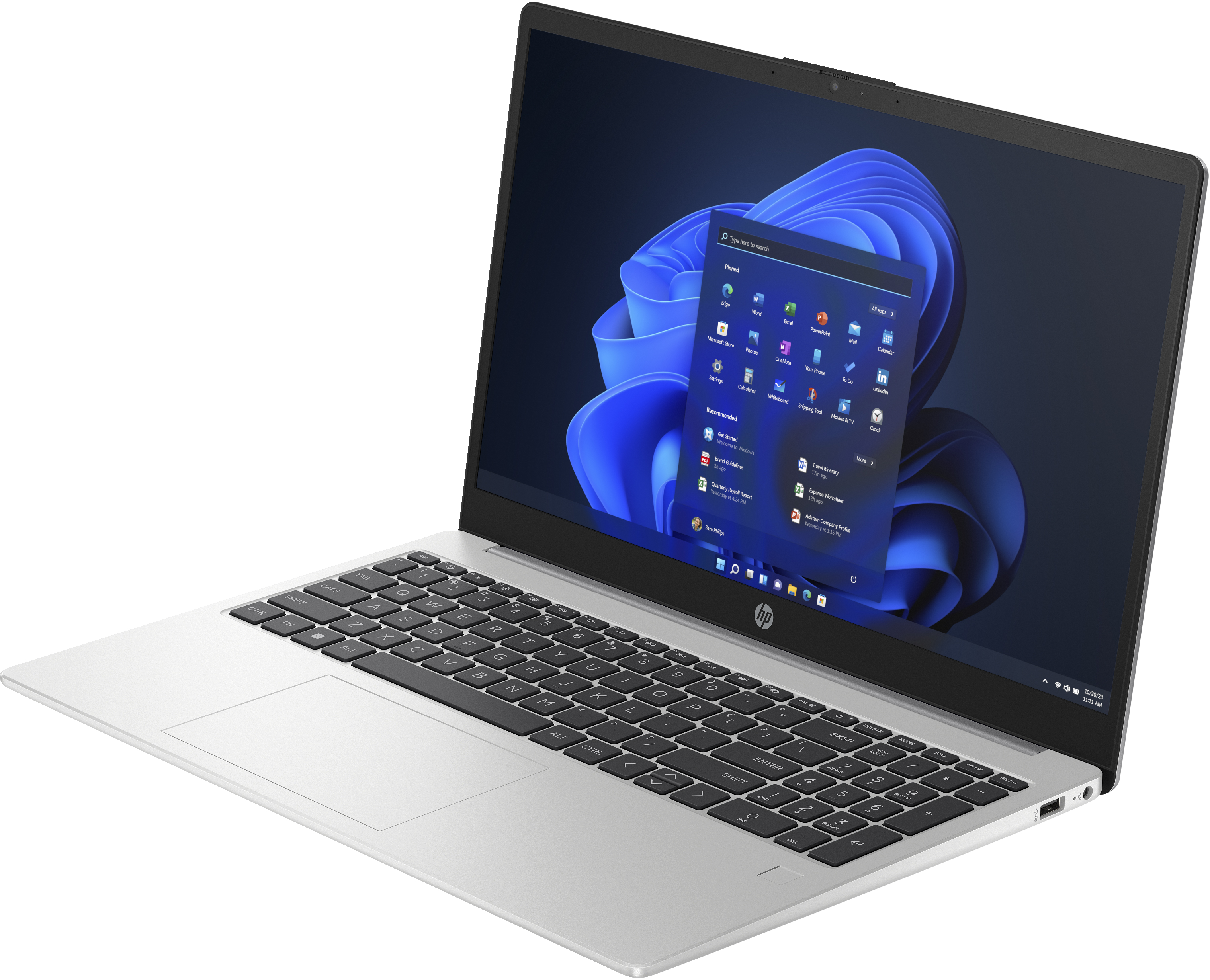 HP 250 G10 9G844ES Laptop 39,6 cm 15,6 Zoll, 16 GB RAM, 512 GB SSD, Intel Core i51334U