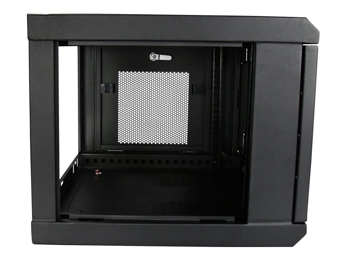 STARTECH.COM 6HE wandmontage Server Rack - bis zu 43cm tief - Gehäuse mit Scharnier - Netzwerkschrank - Server Schrank