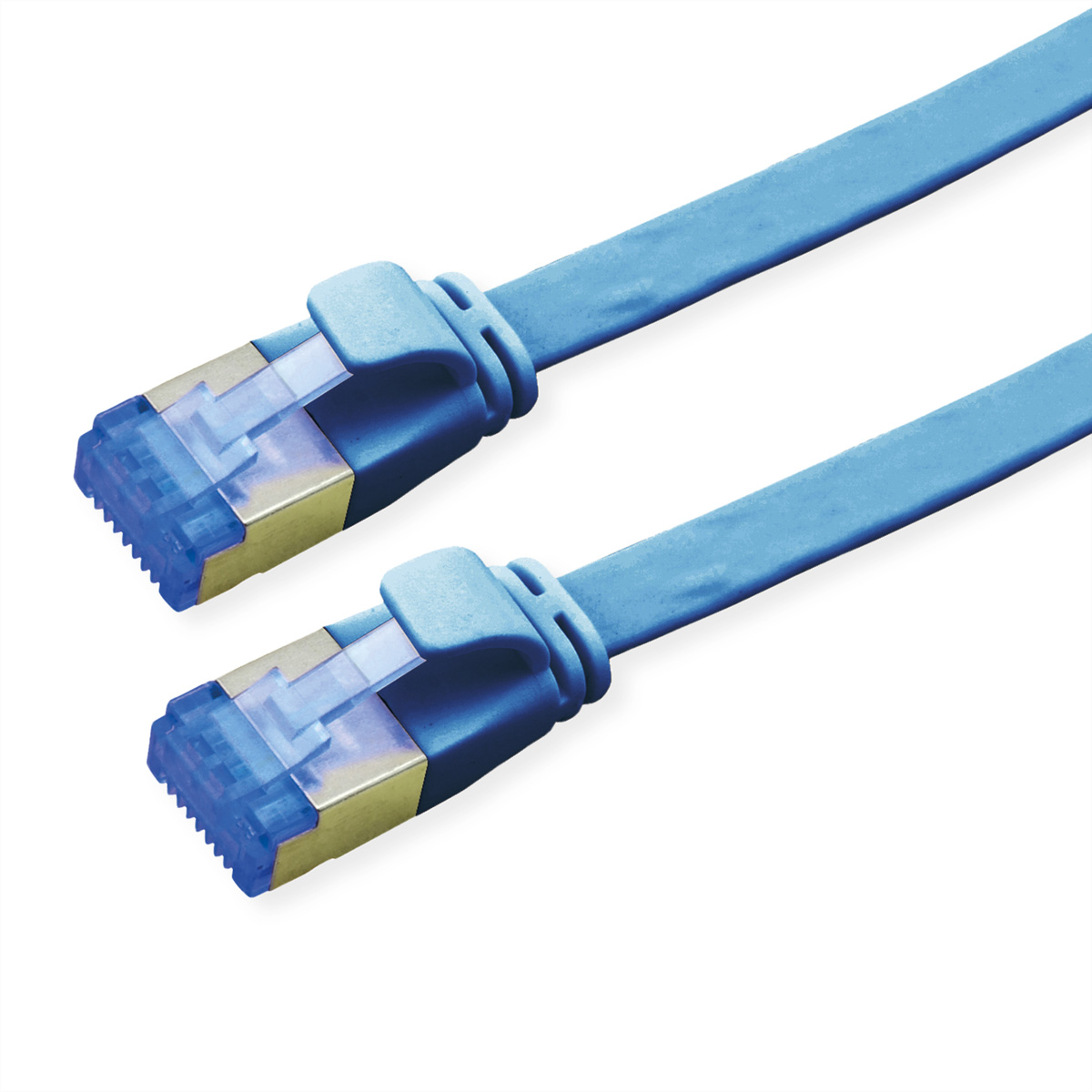 VALUE Patchkabel Kat.6A Class EA FTP extra-flach blau 2m VALUE Patchkabel Kat.6A Class EA FTP extra-flach blau 2m
