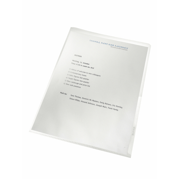 Esselte Leitz Recycle 4001 transparent DIN A4 0,13 mm