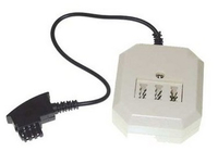 helos Adapter TAE F Stecker/TAE NFF & 6P4C Buchse
