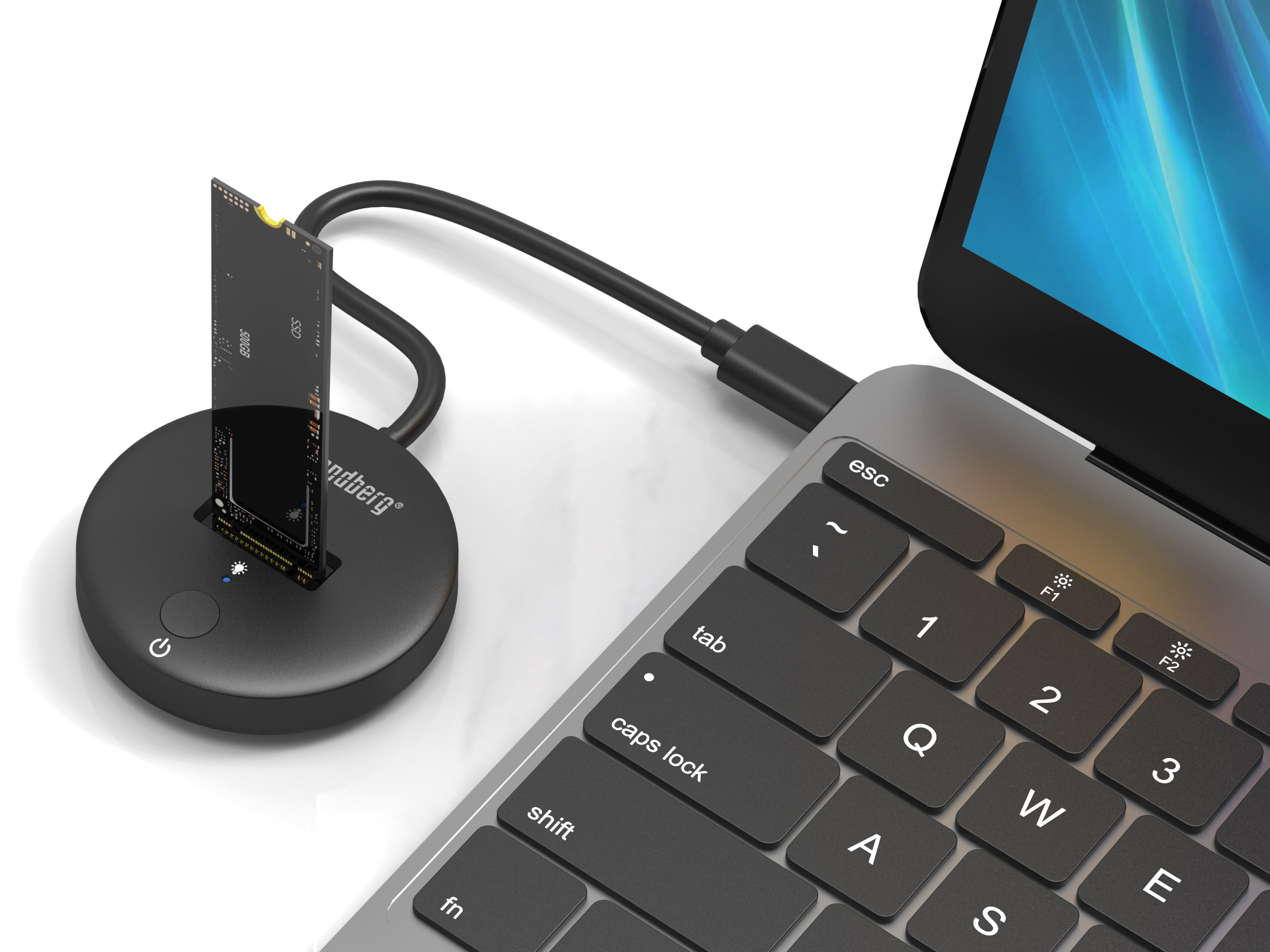 SANDBERG USB 32 Dock for M2NVMe SSD