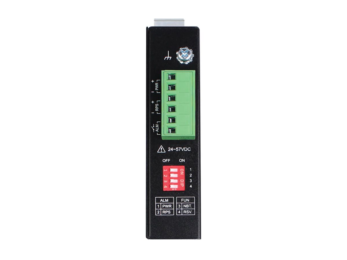 EATON TRIPPLITE Industrial Gigabit Ethernet PoE injector 60W PoE++ 802.3bt Midspan -40 to +75 DIN rail 1 Port