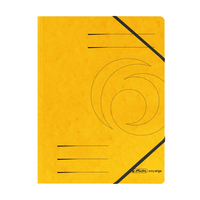 5 herlitz Eckspanner easy orga DIN A4 gelb