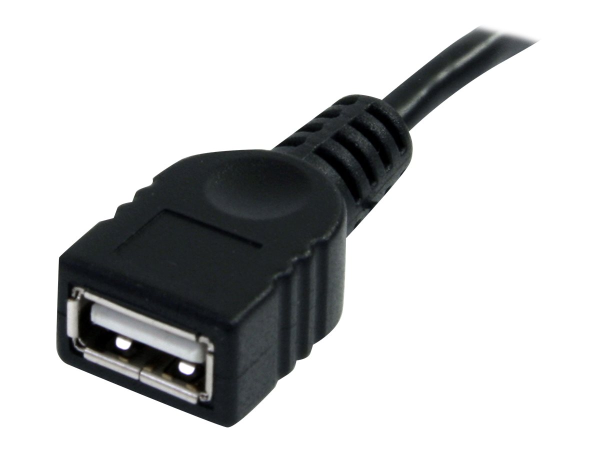 STARTECH.COM USB 2.0 Verlängerung 90cm - USB-A Verlängerungskabel Stecker auf Buchse - Schwarz