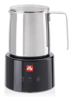 illy Milchaufschäumer Edelstahl schwarz by Piero Lissoni