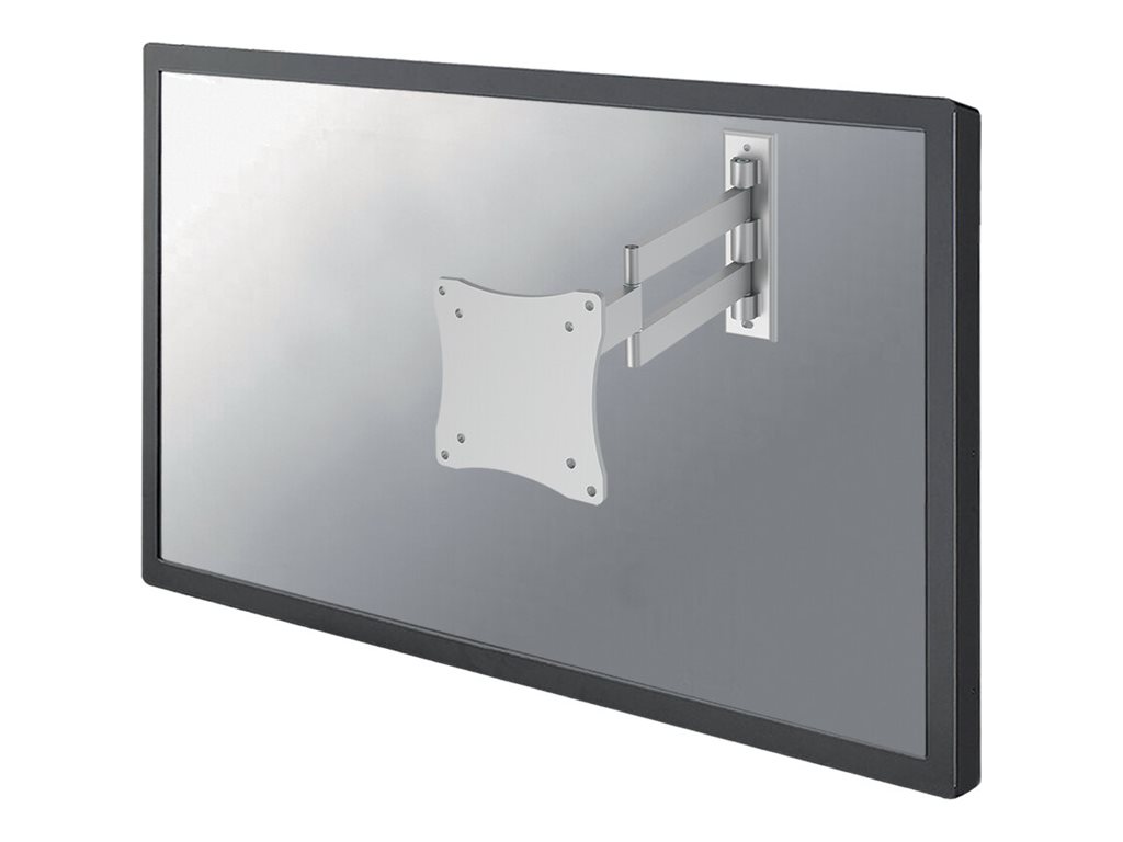 NEOMOUNTS Wall Mount für Flachbildschirme 25,4-60,9cm 10-24Zoll neigbar 12 kg 3 Pivot Silber NEOMOUNTS Wall Mount für Flachbildschirme 25,4-60,9cm 10-24Zoll neigbar 12 kg 3 Pivot Silber