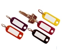 DURABLE SchlÃ¼sselanhÃ¤nger Key Clip 6 StÃ¼ck farbig sortiert