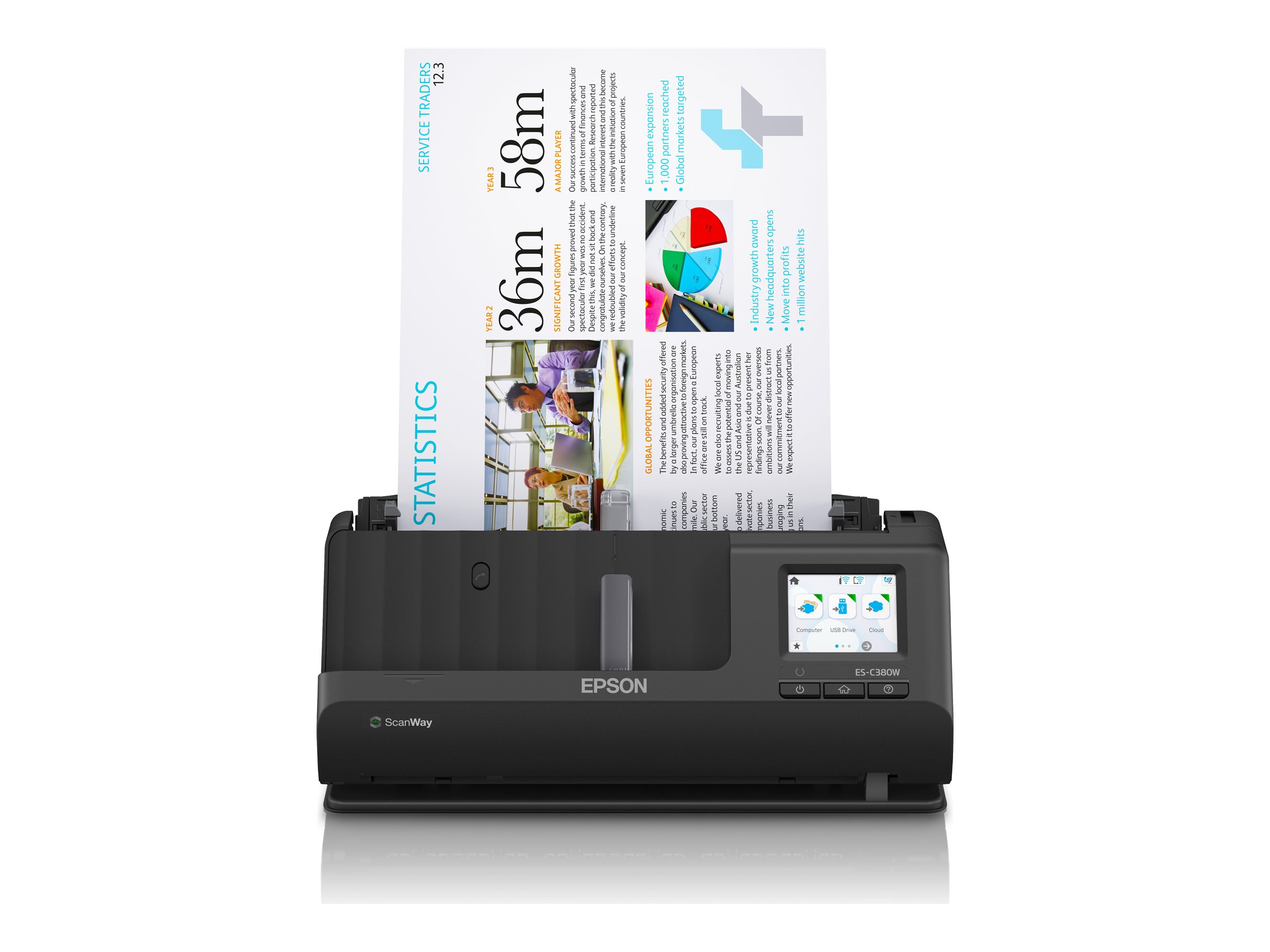 EPSON ES-C380W Dokumentenscanner EPSON ES-C380W Dokumentenscanner