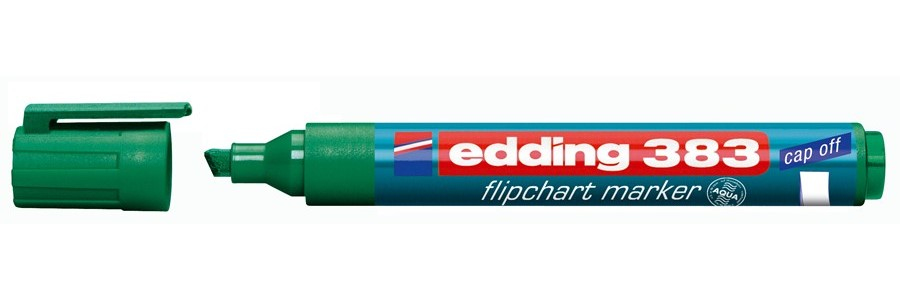 edding 383 FlipchartMarker grün 1,0 5,0 mm, 10 St