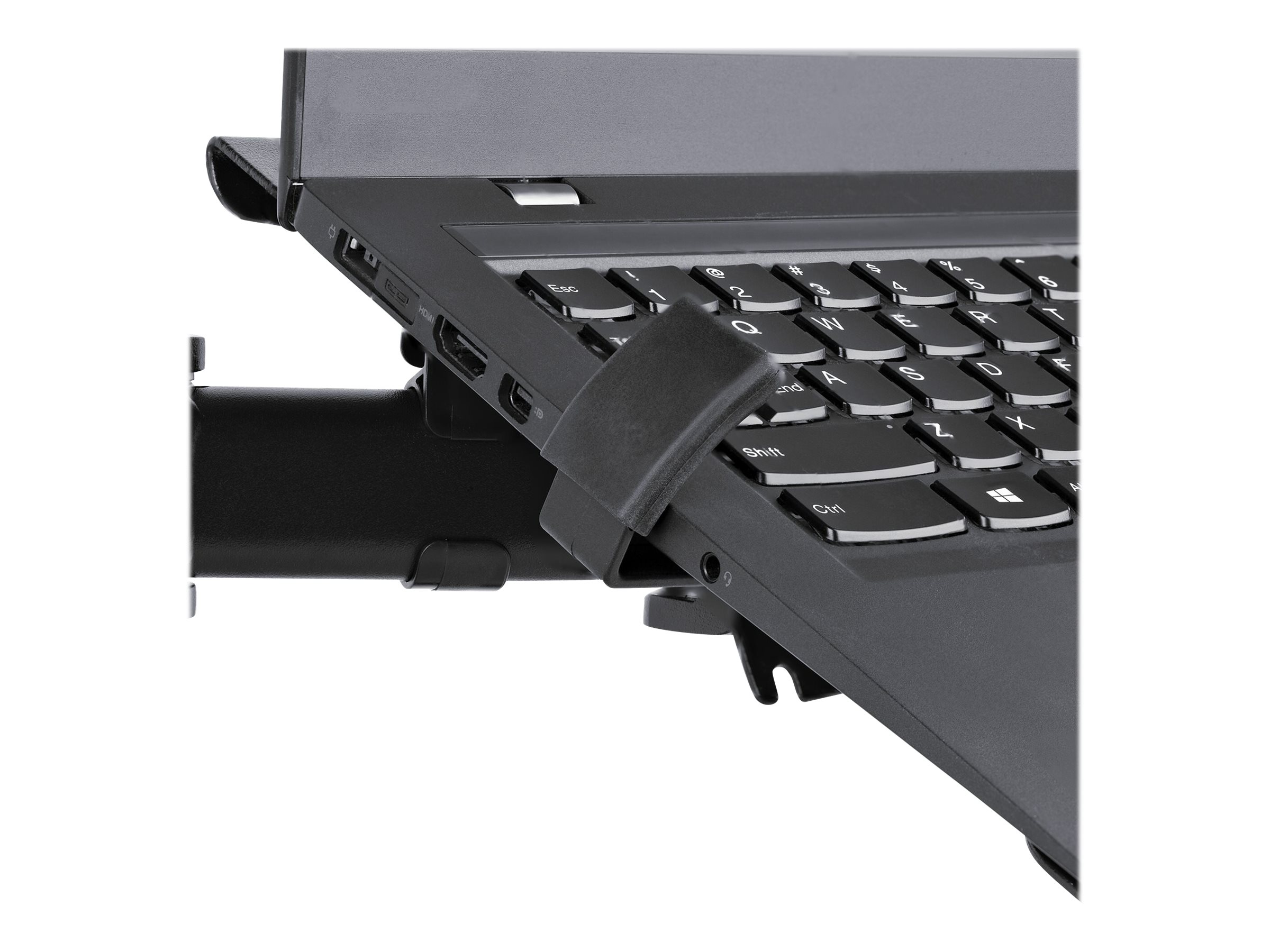 STARTECH.COM Monitor und Laptop halterung - Monitorarm/Notebookarm mit Tischhalterung - Monitore bis 86,36cm 34Zoll 8kg und Laptops