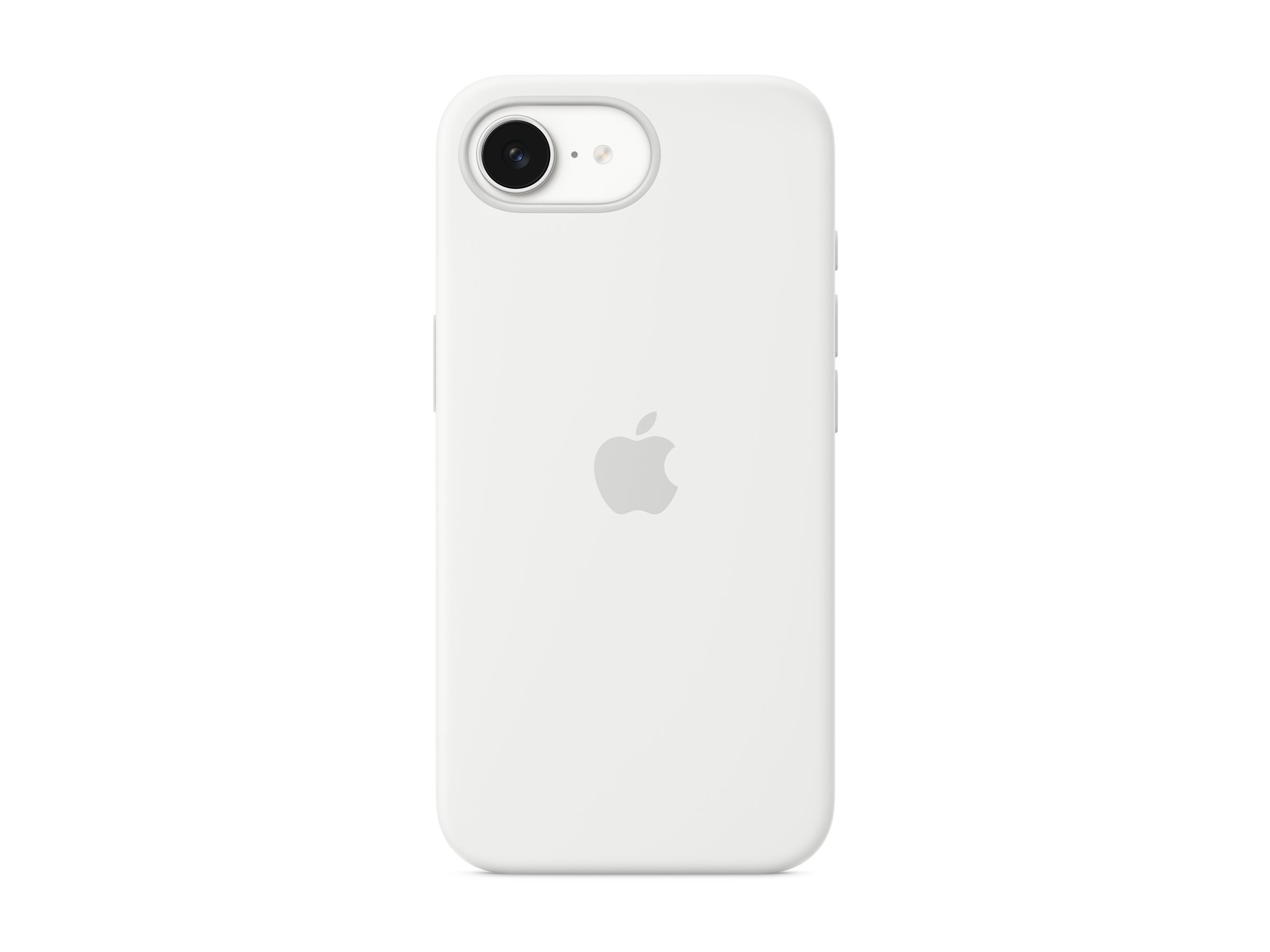 Apple Silikon Case iPhone 16e (weiss)