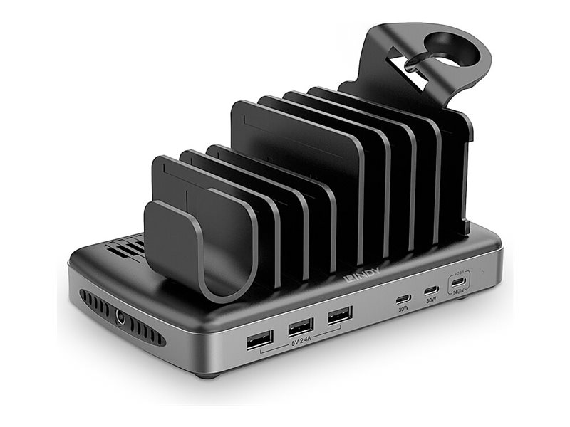 160W 6 Port USB-Ladestation